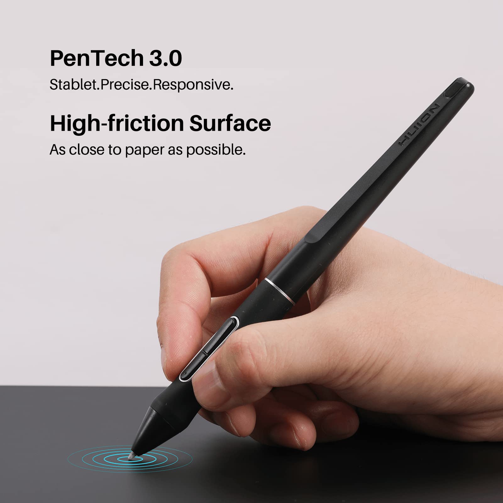 HUION Inspiroy Dial 2 10.5 x 6.56inch Bluetooth Wireless Graphics Drawing Tablet with Dual Dials Battery-Free Stylus for Digital Art and Graphics Design, Compatible with Mac, Windows, Linux, Android - Image 4