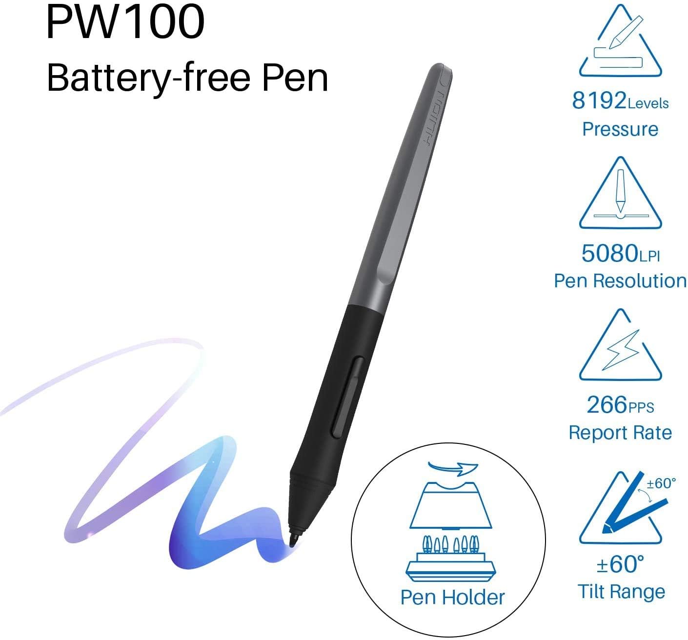 HUION Inspiroy H950P Drawing Tablet and Palm Rejection Artist Glove - Image 4