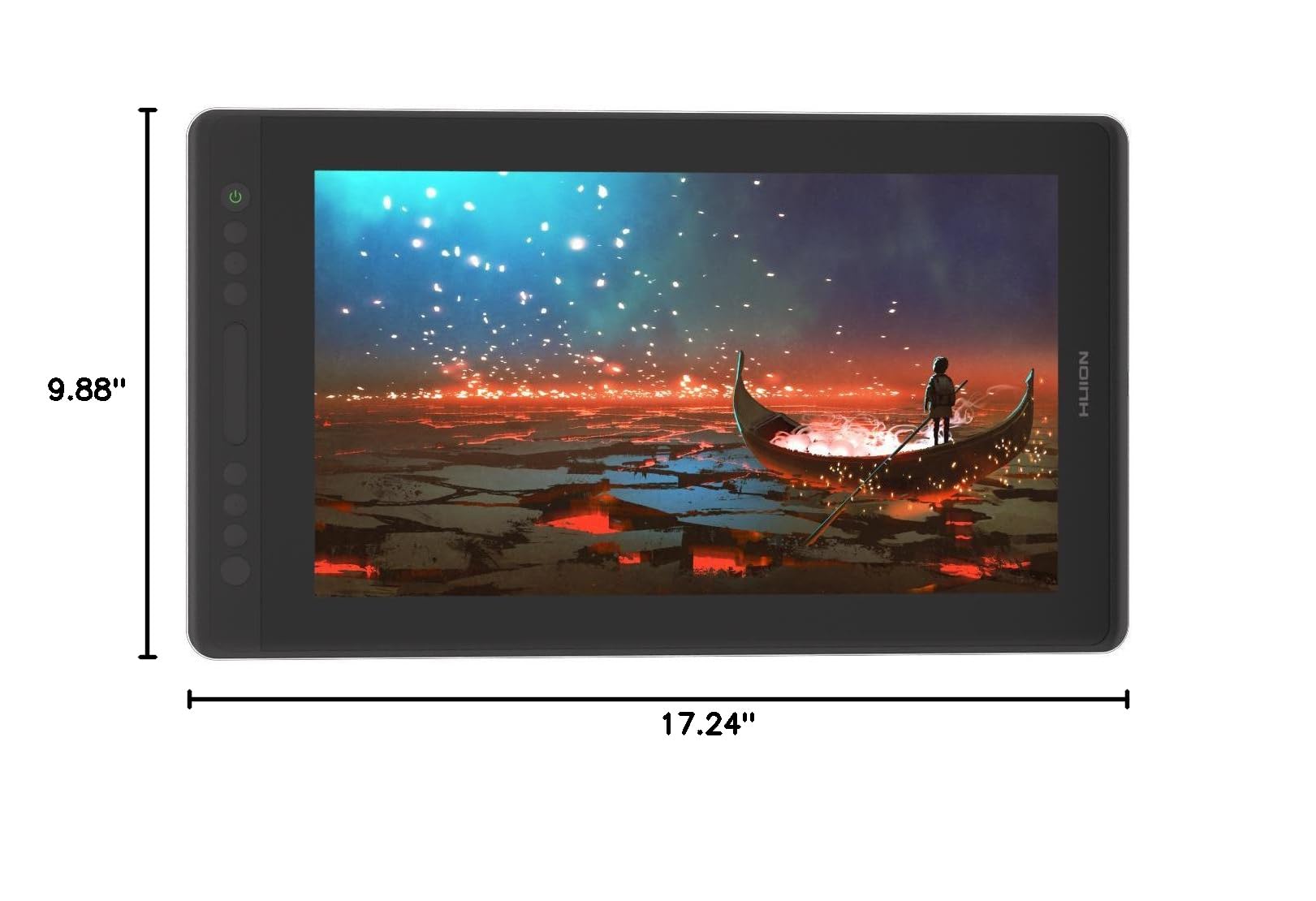 HUION KAMVAS Pro 16 Drawing Tablet with Screen, 15.6 inch Pen Display Anti-Glare Glass 6 Shortcut Keys Adjustable Stand, Graphics Tablet for Drawing, Writing, Design, Work with Windows, Mac and Linux - Image 10