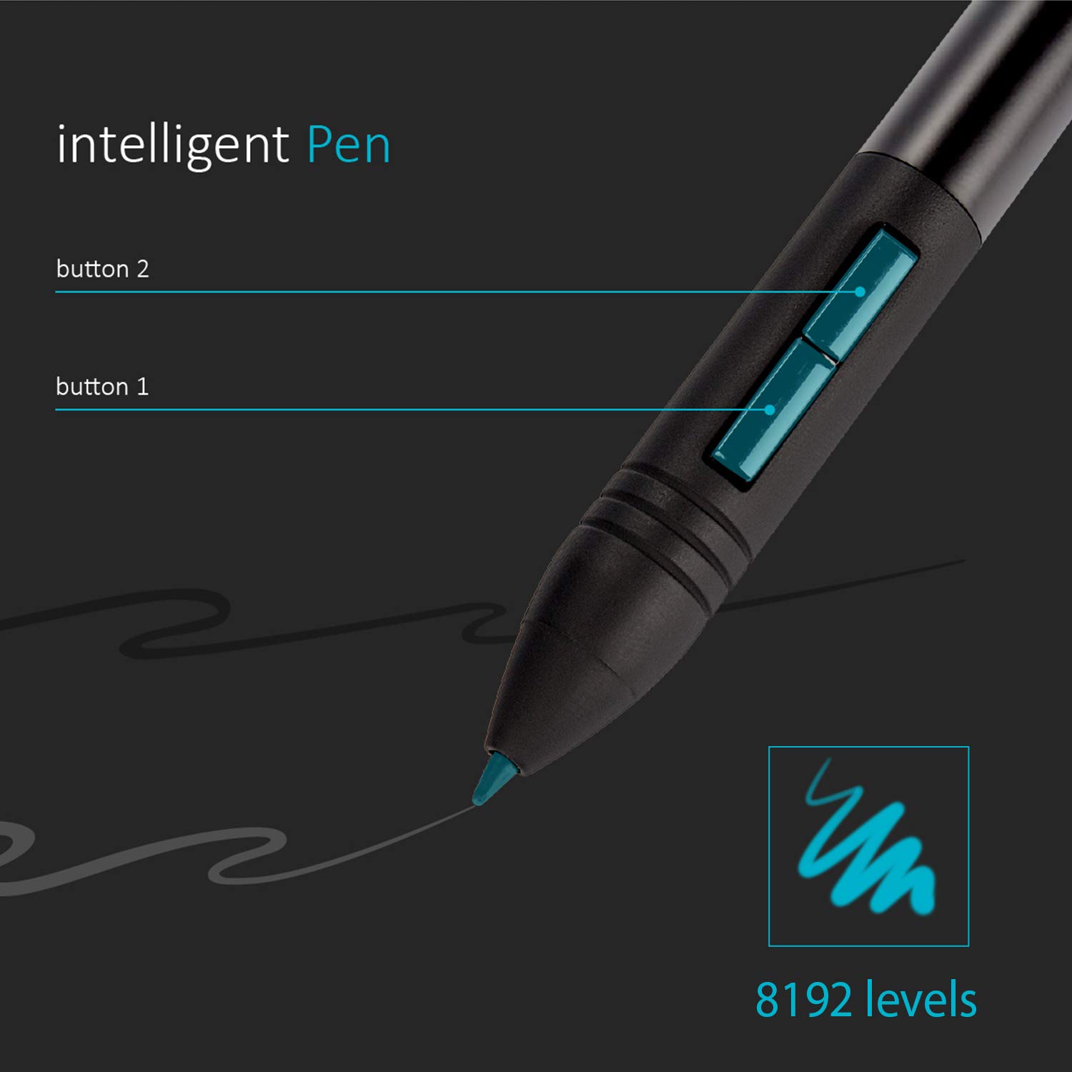 HUION WH1409 Wireless Graphic Drawing Tablet and Palm Rejection Artist Glove - Image 5